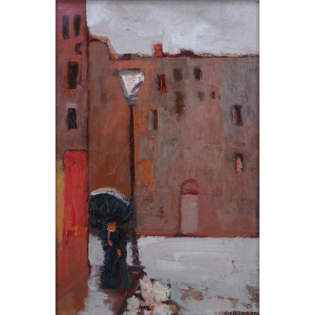 Attributed to: Felica Casorati, Italian (1883-1963) Oil (1 of 3)