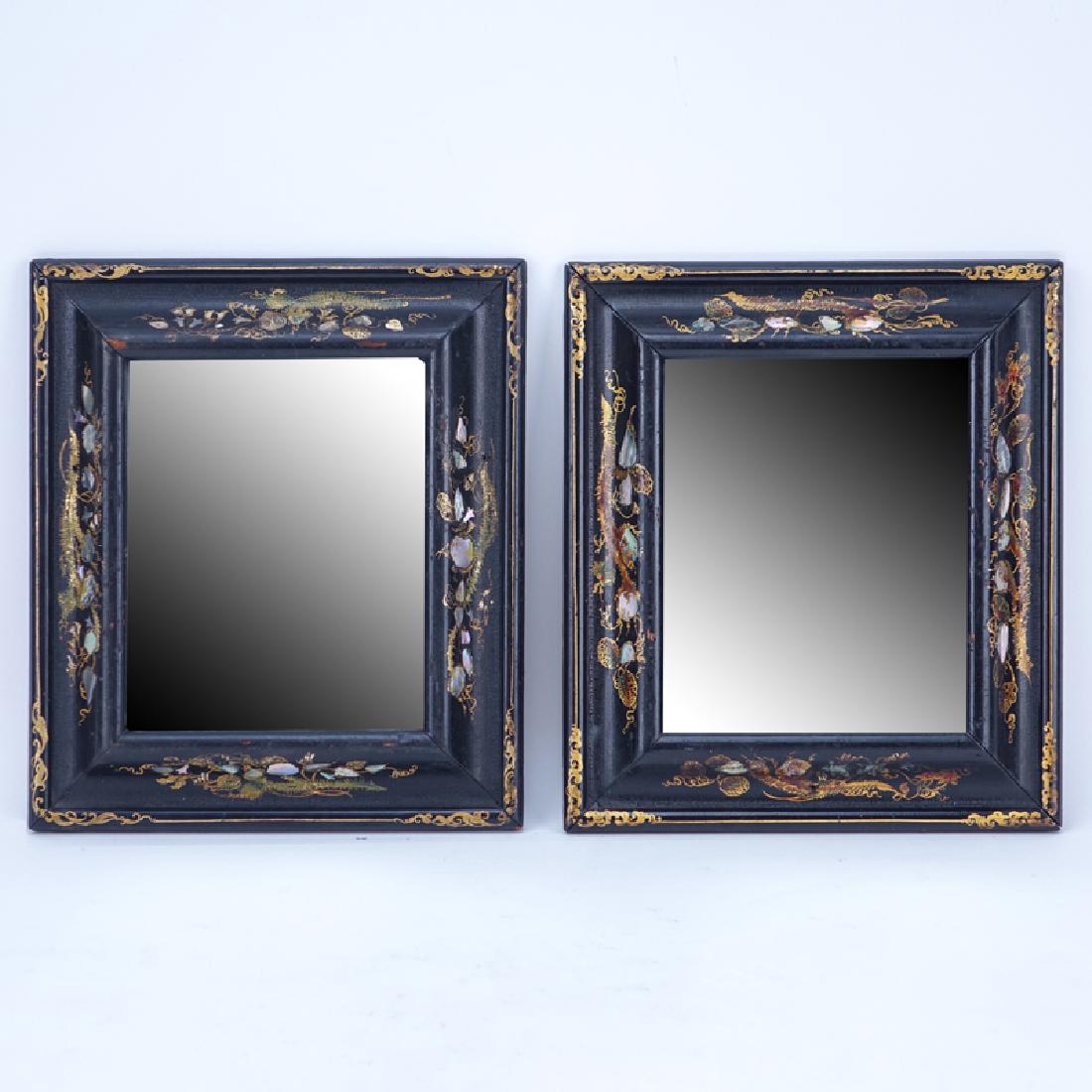 Pair of Antique Decorative Mirrors. (1 of 2)