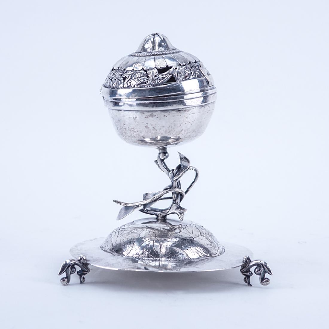 Antique Peruvian Spanish Colonial Style Silver Incense (1 of 6)