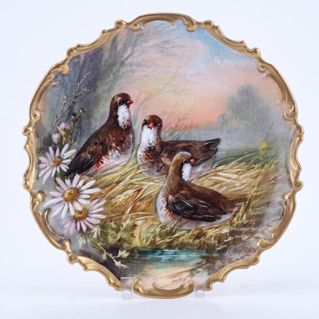 Antique LS&L Limoges Hand Painted Game Birds/ (1 of 6)