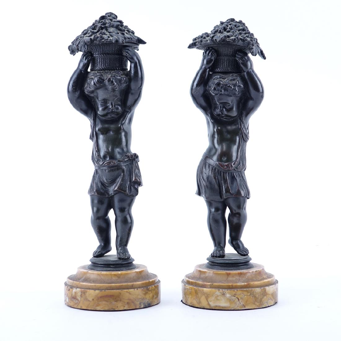 Pair of 19/20th Century Continental Bronze Putti (1 of 4)