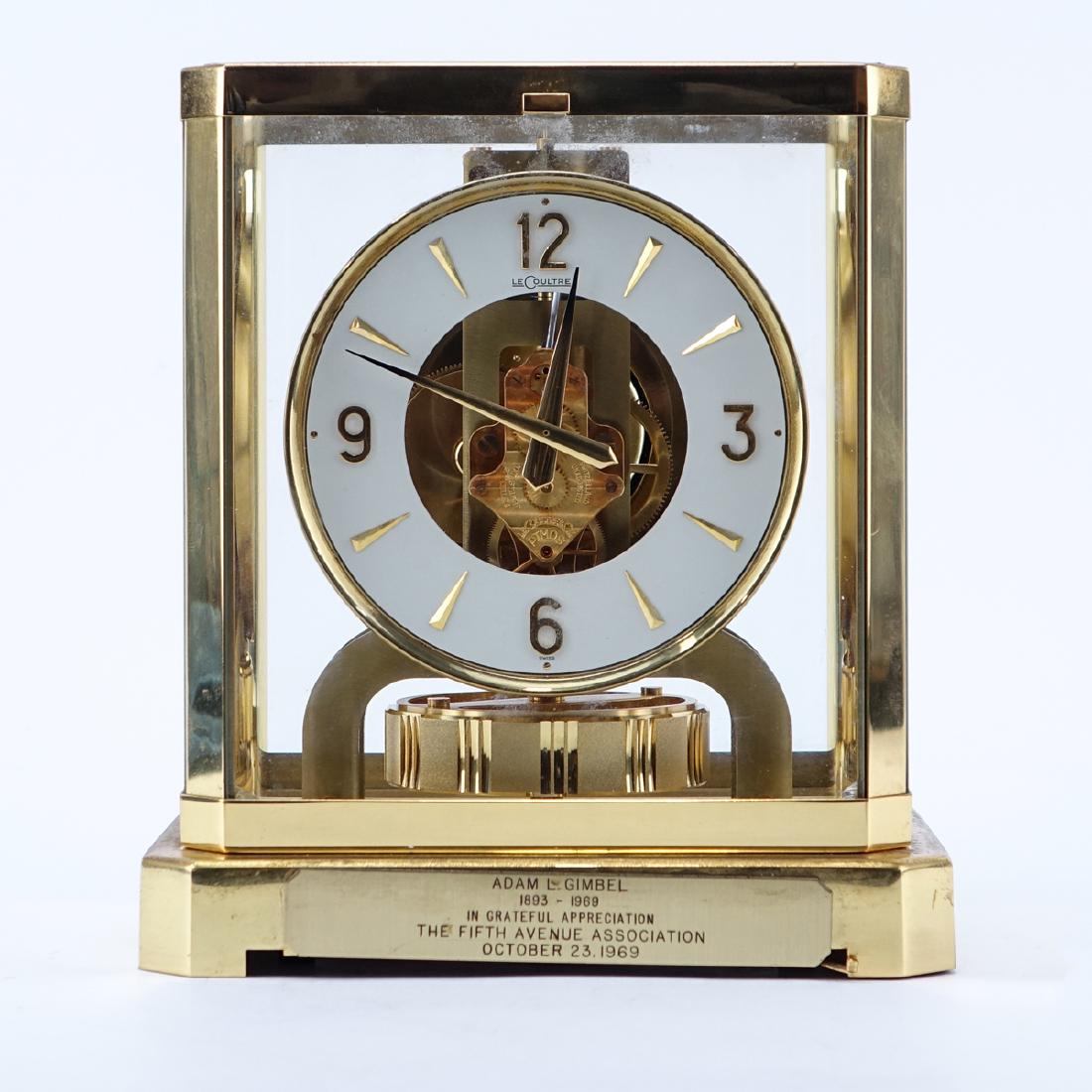 Jaeger LeCoultre Atmos Clock. Housed in brass and glass (1 of 8)