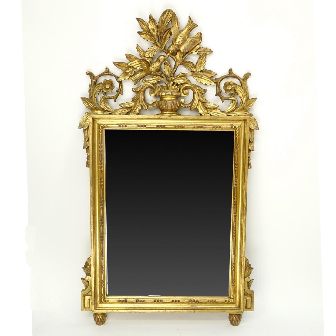 20th Century Carved Gilt Wood Decorative Mirror. (1 of 2)
