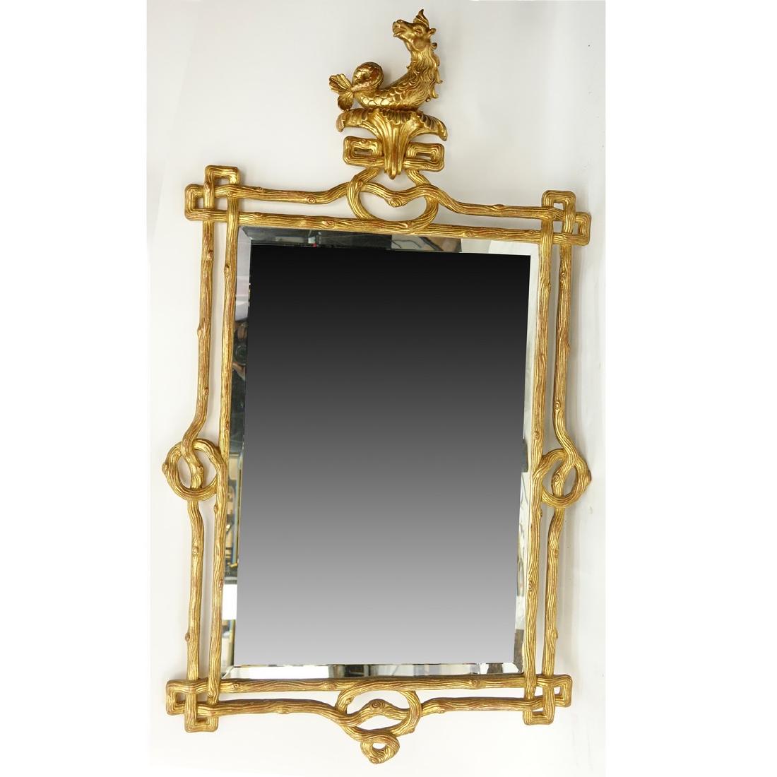 20th Century Italian Gilt Wood Decorative Mirror. (1 of 3)