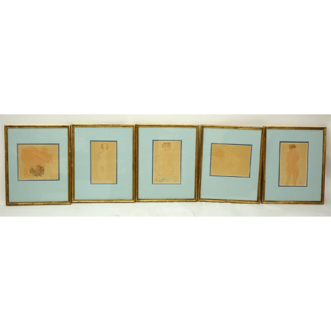 after: Auguste Rodin, French (1840 - 1917) Five (5) (1 of 7)