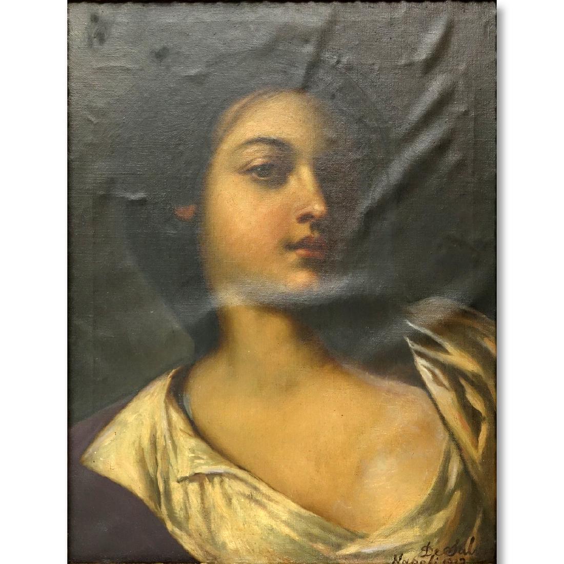 M A De Salvin, Italian (19/20th C) Oil on Canvas, (1 of 5)