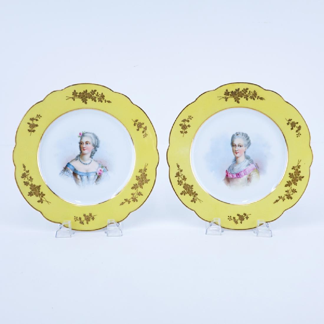 Pair of 19th Century Sevres Porcelain Chateau de (1 of 8)