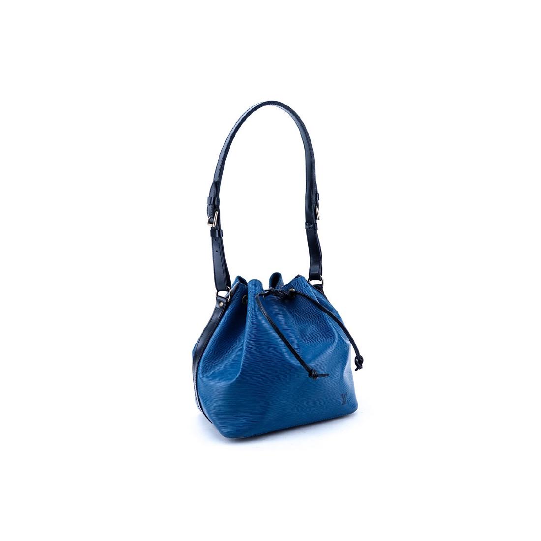 Louis Vuitton Blue/Black Epi Leather Noe Bicolor (1 of 6)