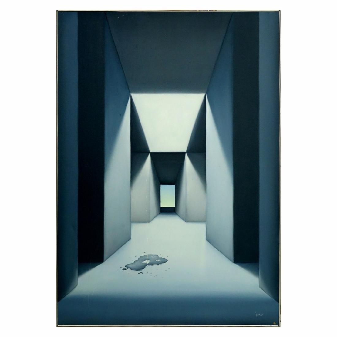 Sutainder Soni, Indian (20th C) Oil On Canvas (1 of 8)