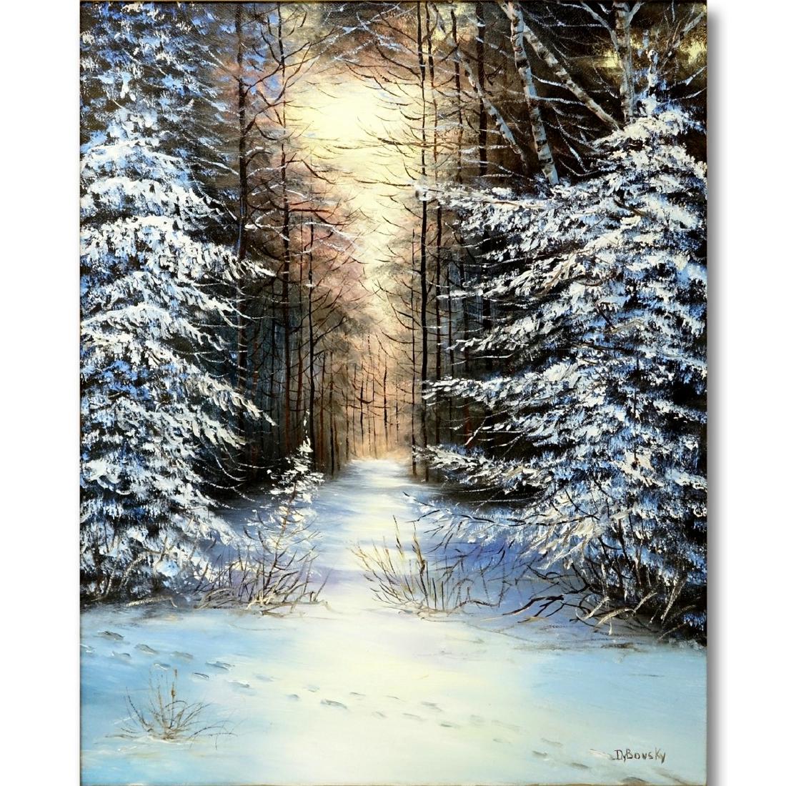 Dybovsky?, Russian (20th C.) Oil On Canvas (1 of 5)