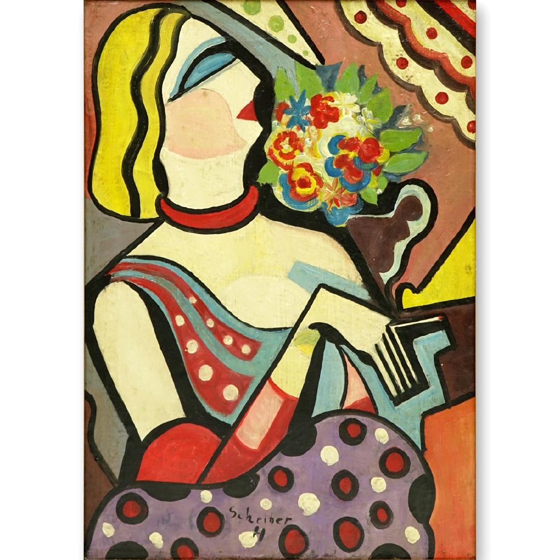 Attributed to: HugÃ³ Scheiber Oil/Canvas (1 of 5)