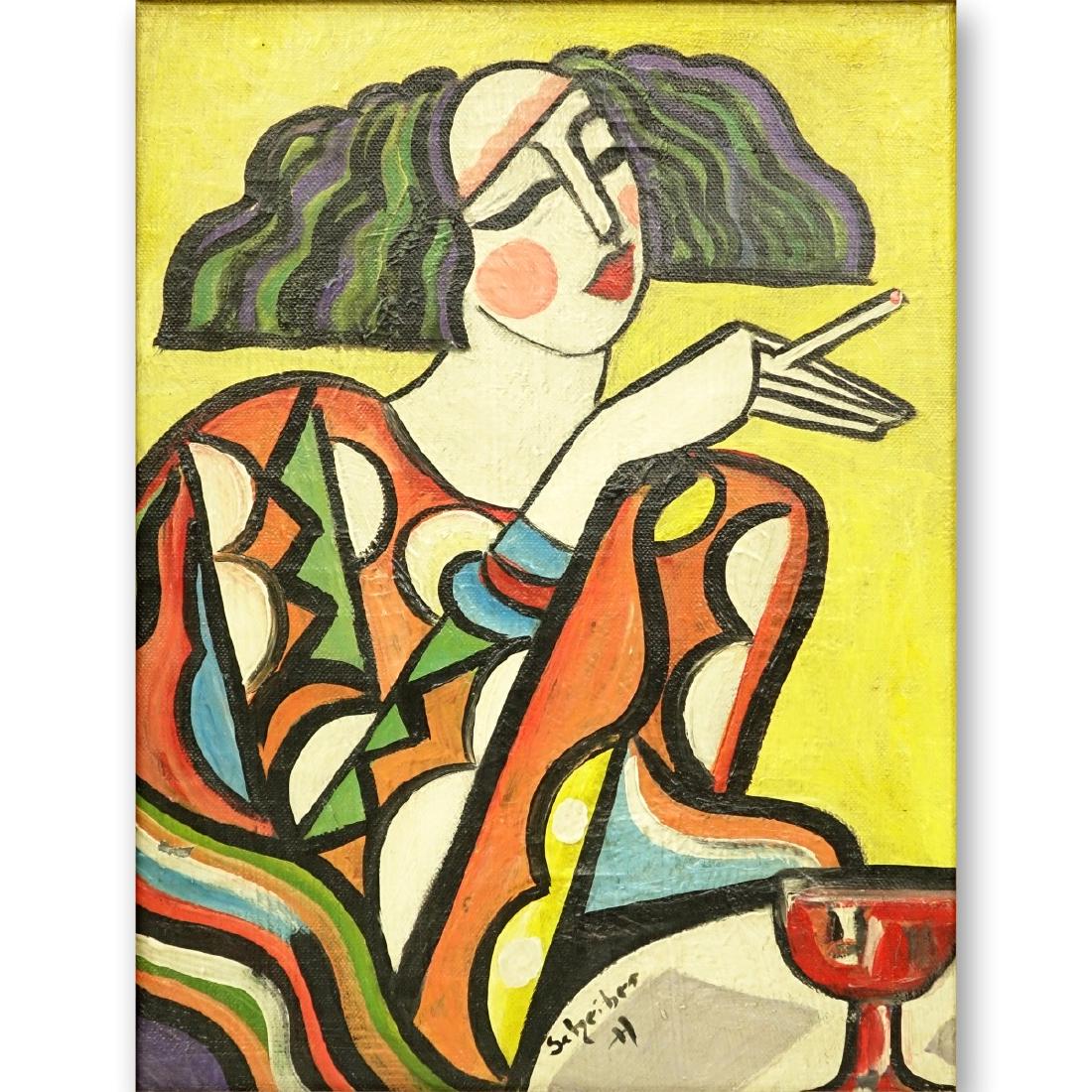 Attributed to: HugÃ³ Scheiber Oil/Canvas (1 of 5)