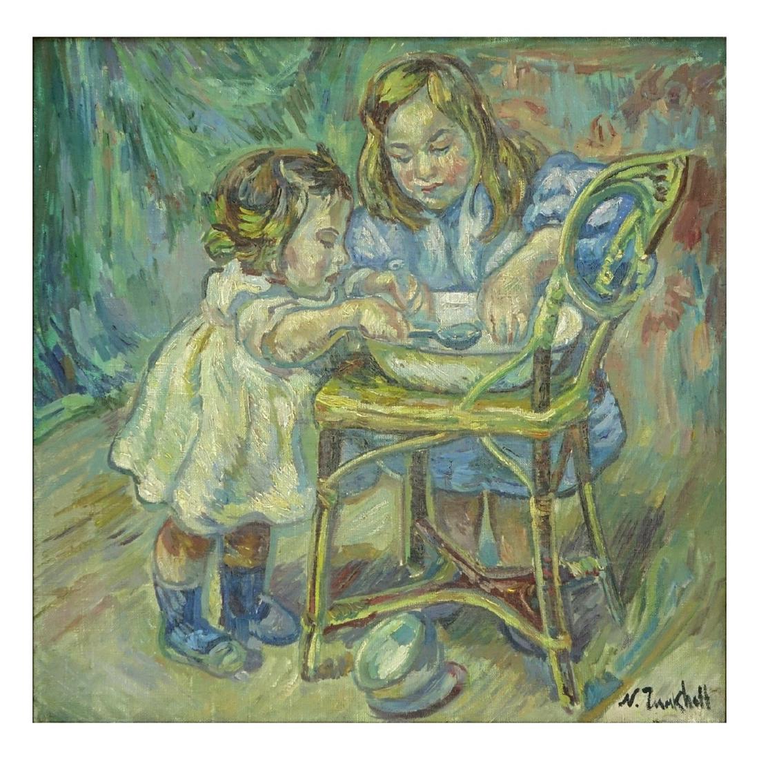 Attributed to: Nicholai Tarkhov (1871 - 1930) Oil (1 of 5)