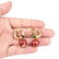 Vintage Italian 18K Gold and Enamel Earrings - 6