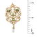 Vintage 14K Gold, Pearl and Emerald Brooch - 3