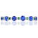 Cartier Sapphire, Emerald and Diamond Bracelet - 2