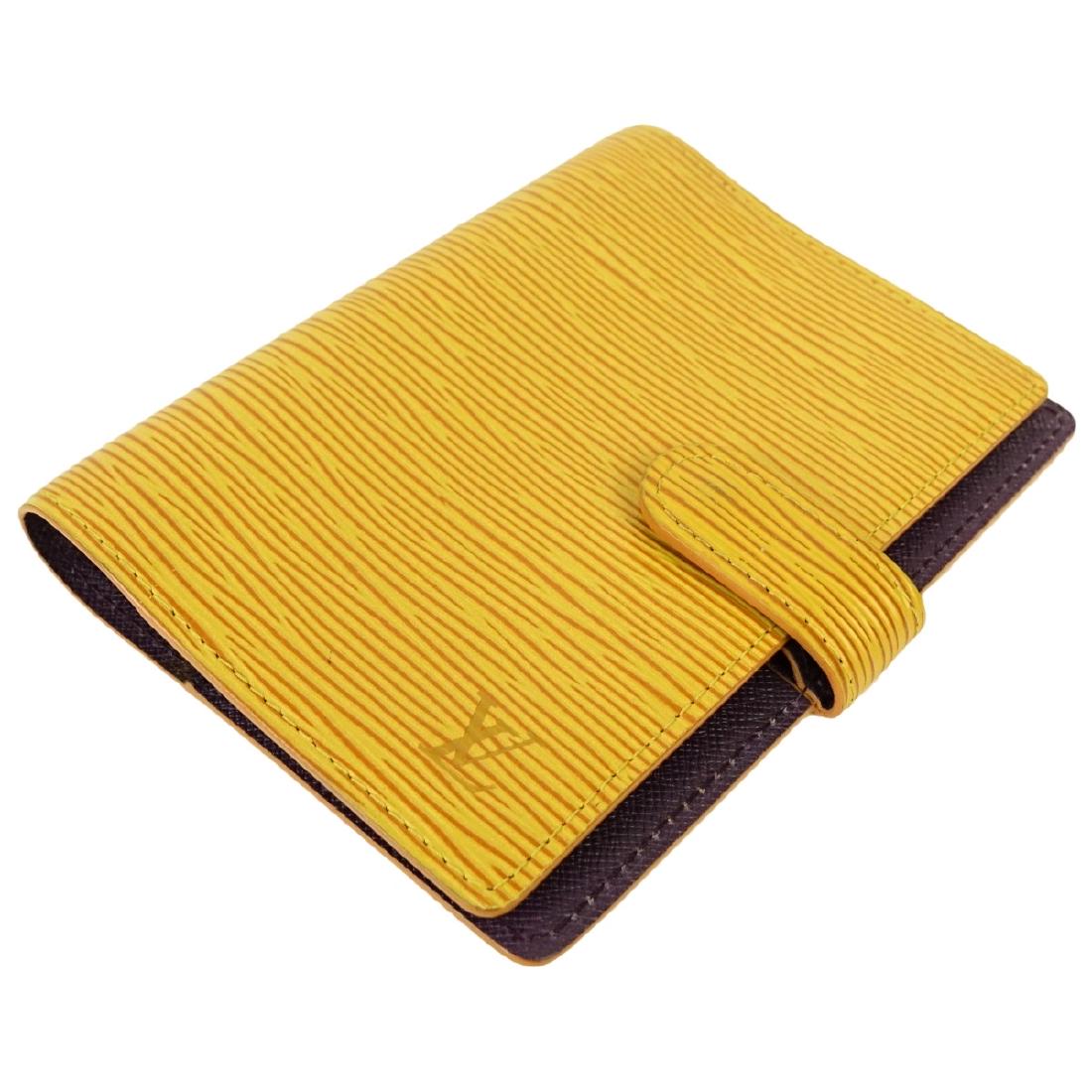 Louis Vuitton Yellow Epi Leather Agenda Cover PM (1 of 4)