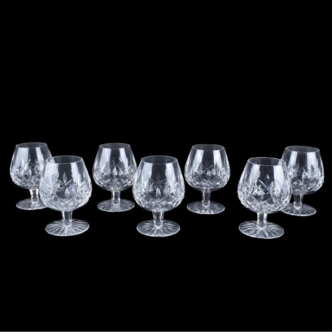 Seven Waterford Crystal "Lismore" Brandy Glasses (1 of 4)