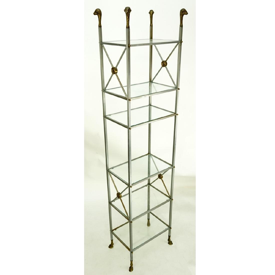Figural Brass And Metal Etagere (1 of 3)