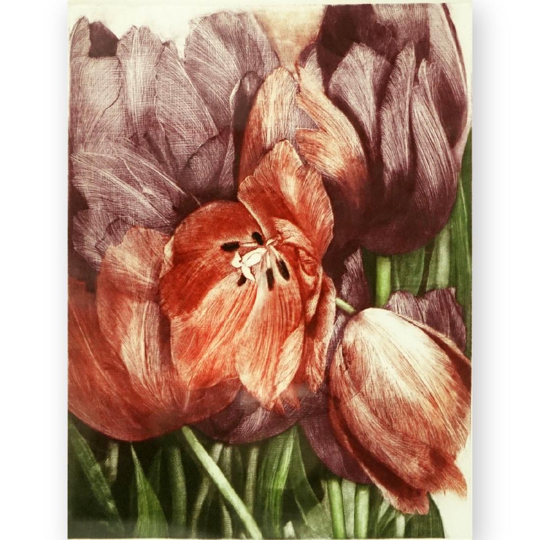 Gatja H. Rothe, American/German Mezzotint (1 of 5)