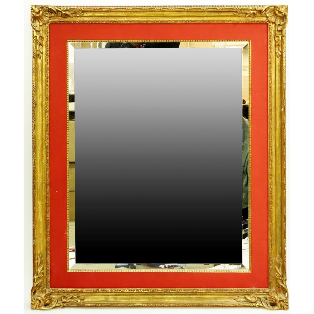 Large Gilt Wood Mirror (1 of 2)