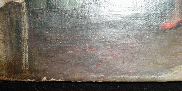 Old Master O/C Street Magician Signed Lower Left I - 2