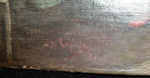 Old Master O/C Street Magician Signed Lower Left I - 3