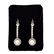Diamond, Platinum and 14K Gold Earrings.