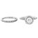EGL Diamond and Platinum Wedding Set - 2