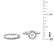 EGL Diamond and Platinum Wedding Set - 5