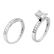 Diamond and Platinum Wedding Set