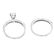 Diamond and Platinum Wedding Set - 5
