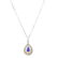 Tanzanite, Diamond and 14K Gold Pendant Necklace - 2