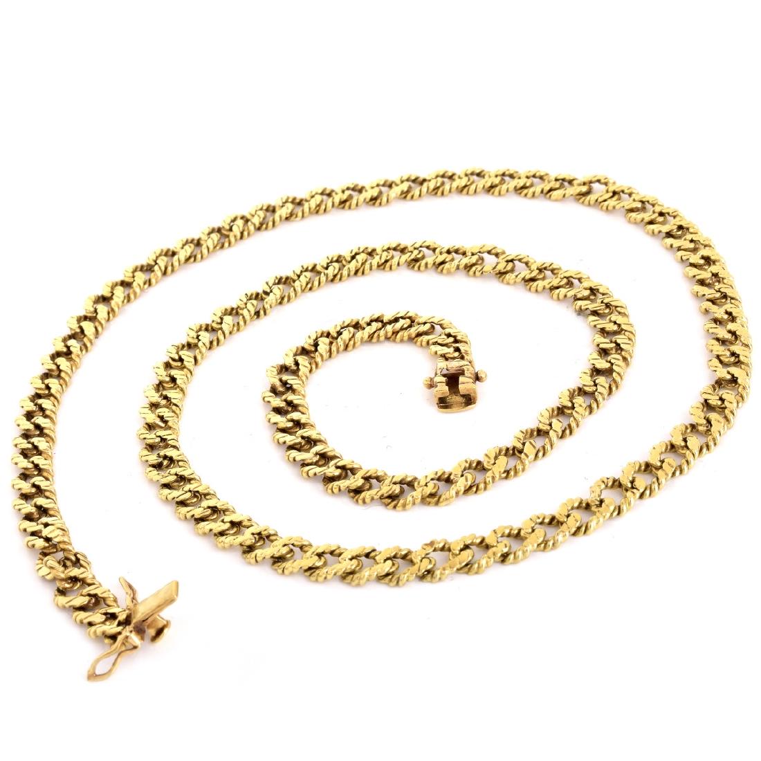 25" Long 14K Gold Necklace (1 of 5)