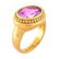 Amethyst and 14K Gold Ring