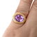Amethyst and 14K Gold Ring - 7