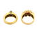 Two Gemstone, Diamond and Gold Rings - 4