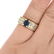 Two Gemstone, Diamond and Gold Rings - 7