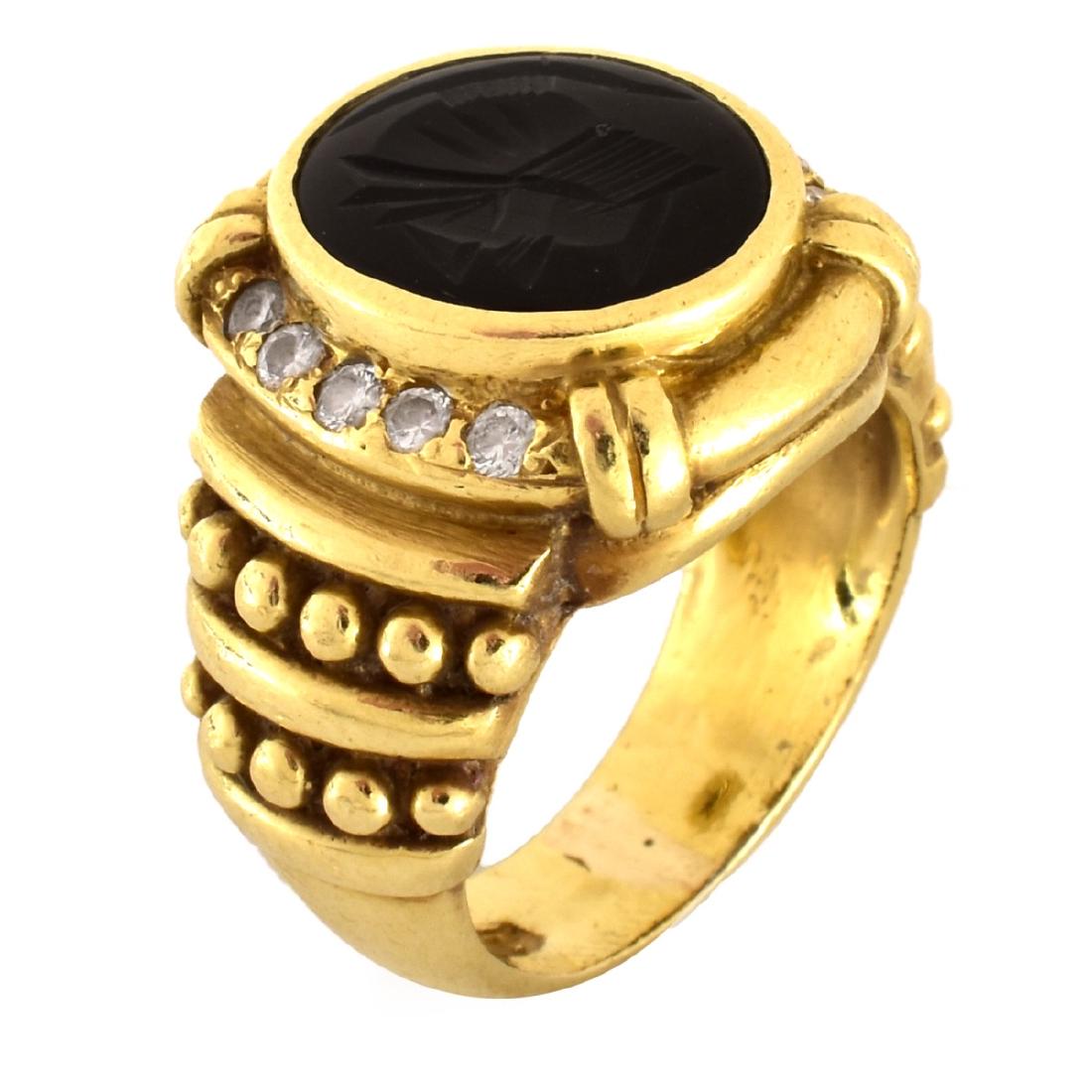 Judith Ripka 14K Gold Ring (1 of 6)