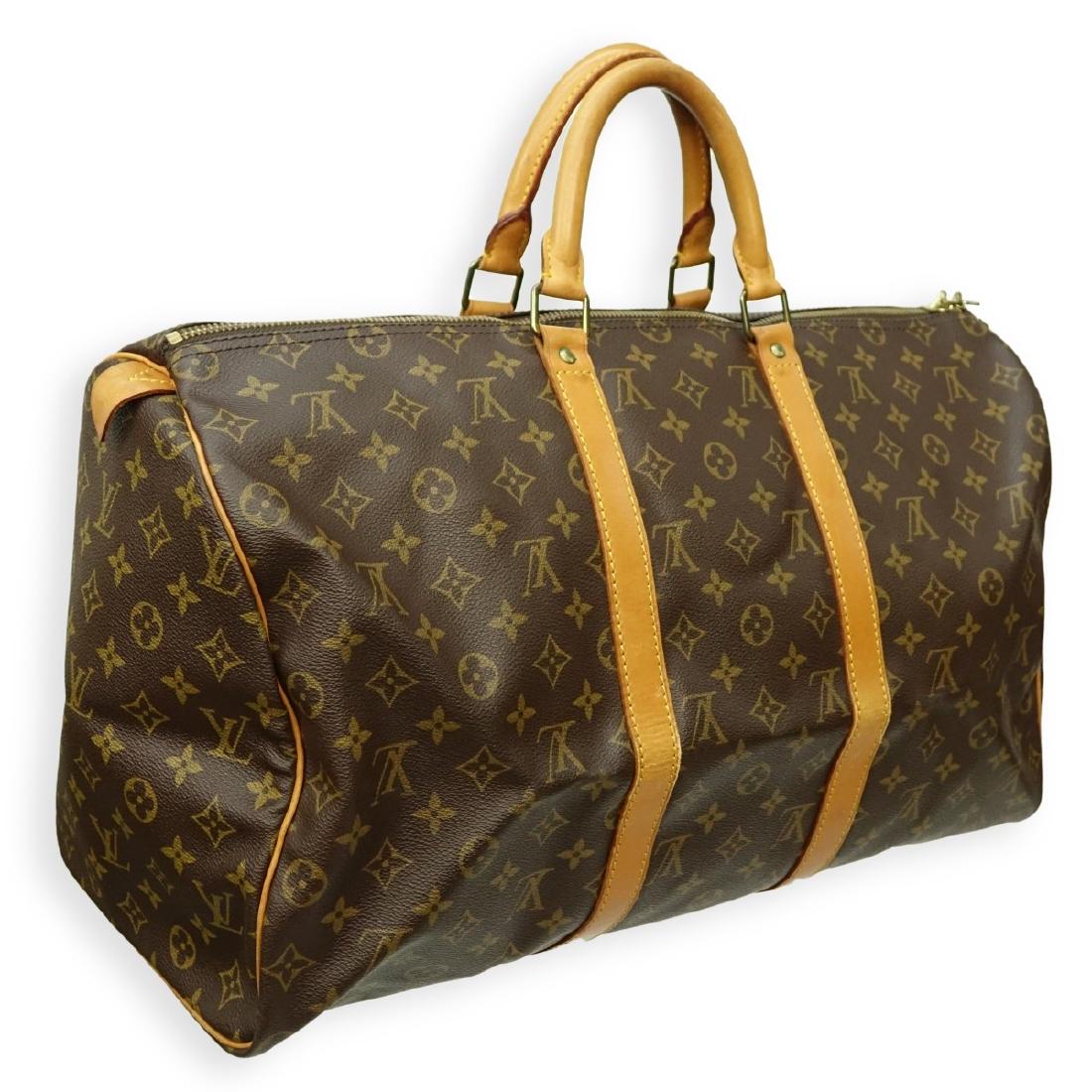 Louis Vuitton Brown Canvas Monogram Keepall 50 (1 of 7)