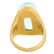 H. Burle Marx Aquamarine and 18K Gold Ring - 4