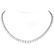 25.0ct Diamond and 18K Gold Riviera Necklace. - 2