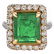 GIA 5.32ct Emerald, Diamond and 14K Gold Ring - 2