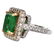 GIA 5.32ct Emerald, Diamond and 14K Gold Ring - 3