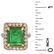 GIA 5.32ct Emerald, Diamond and 14K Gold Ring - 5