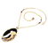 Erte Pendant Necklace "Beauty and the Beast" - 3