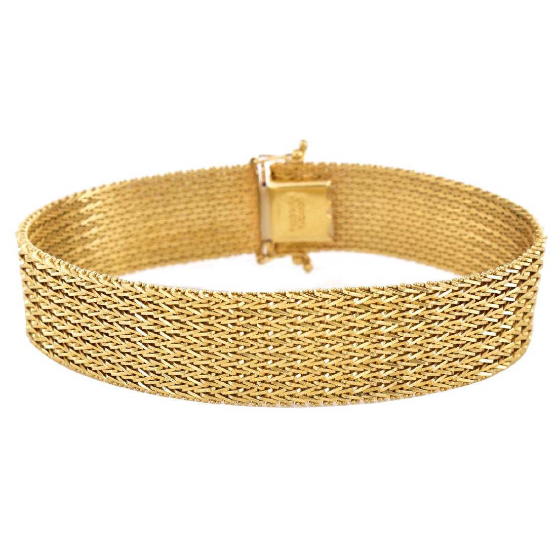 Vintage gold mesh bracelet Clearance
