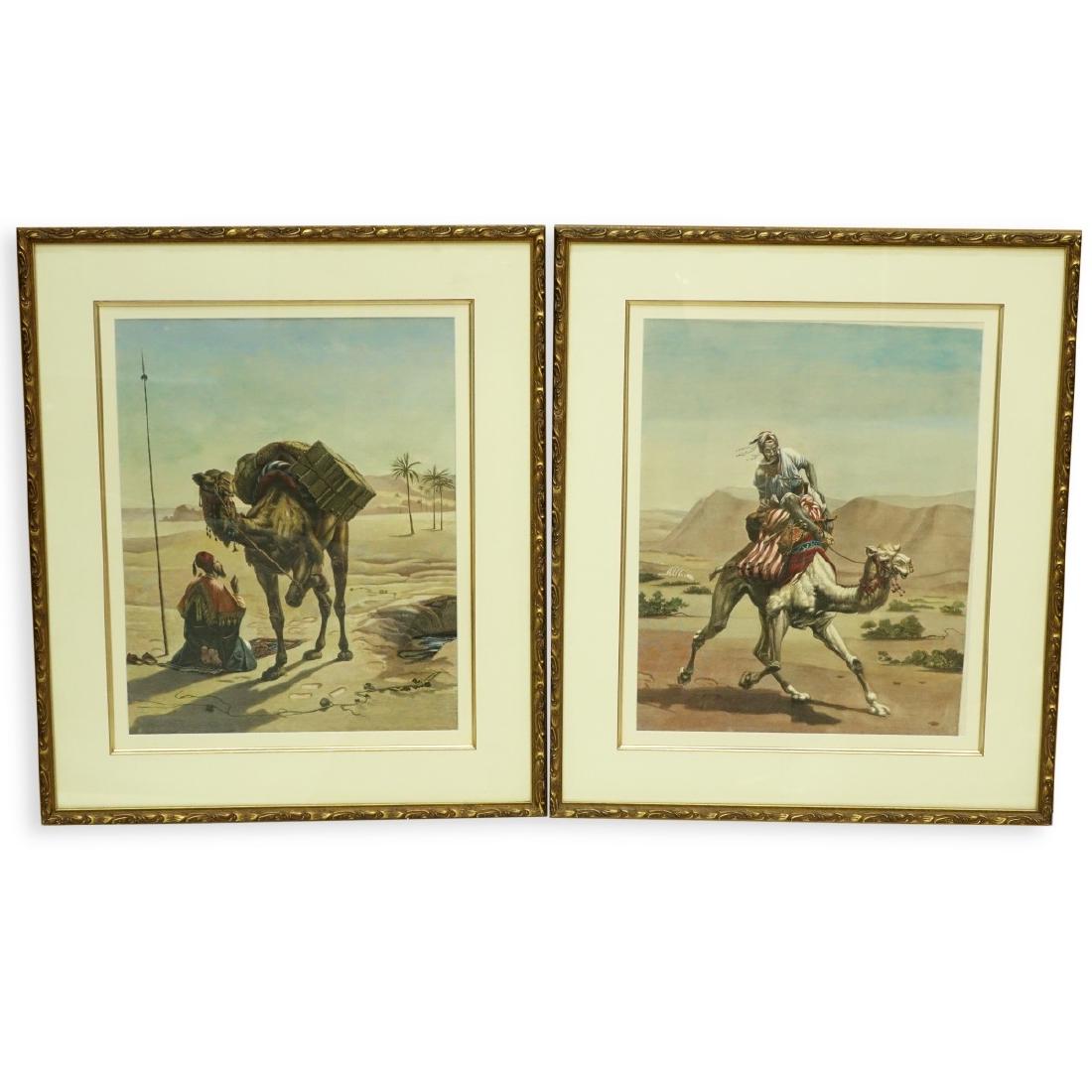 Emile Jean Horace Vernet (1789-1863) 2 Color Litho (1 of 5)