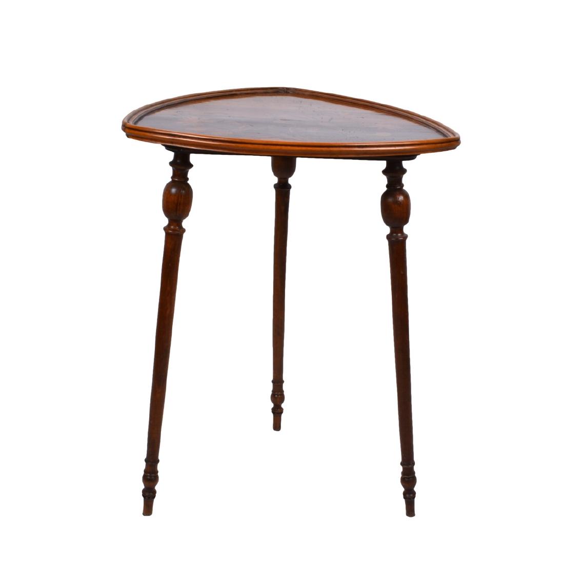 Emile Galle Marquetry Inlaid Side Table (1 of 4)