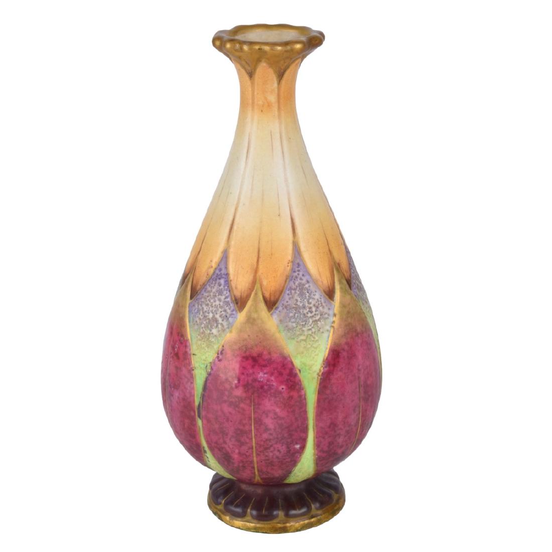 Amphora Leaves Pottery Vase (1 of 5)